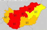 Prší a fouká v celé střední Evropě, Maďaři varují!!